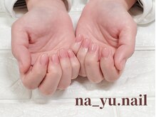 ナユネイル(na_yu.nail)/自爪風クリアネイル 48/48