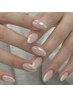《HAND》立体的な奥行き感◎定番人気！ミラーorオーロラネイル ¥8400