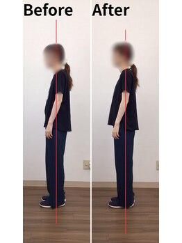 リライフ/施術1回姿勢改善