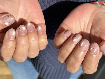 ラグ ネイル(RAG nail)/星ネイル/ラベンダー