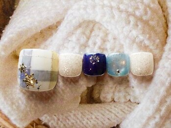 ネイルサロン シャンティー(NailSalon Shanti)の写真/最終受付20:30★忙しい貴女でも隙間時間で素早く綺麗に★ワンカラー¥5500(OFF¥550)親指アート¥6800(OFF込)