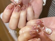 アリューミー 南青山店(Allu.Me)/リボンネイル(staff:saki)