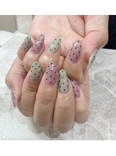 ブライズ(BRISE)/☆ちぐはぐドット柄