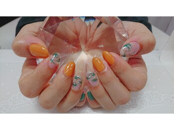 アイリッシュネイル 久屋大通店(Irish Nail)/迷彩アート×からし