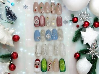 ネイルアンドアイラッシュサロンR/クリスマスデザイン♪