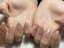 ラメグラデーション♪+ベース代