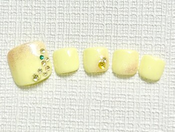 ネイルサロン ロゼプリュム/イエローフットネイル
