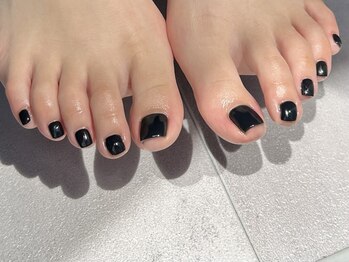 ソリッドカラー(solid color)/foot nail