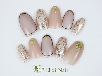 エリクサーネイル 五反田(Elixir Nail)/定額a シンプル/クーポン使用
