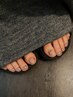 【フット】アート持ち込み90分｜シンプルパーツOK