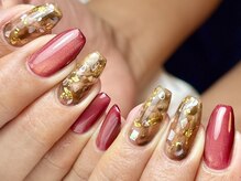 秋ニュアンスべっ甲×マグネット