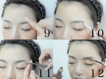 グラマラス プレジール 中野店(glamourous plaisir)/パーソナルアイブロウ工程その4