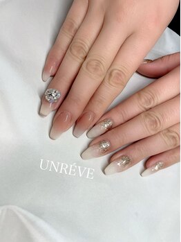 キラキラ冬ネイル