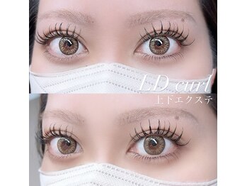 アトレ ファム(attrait femme)/上下マツエクでぱっりな目元に♪