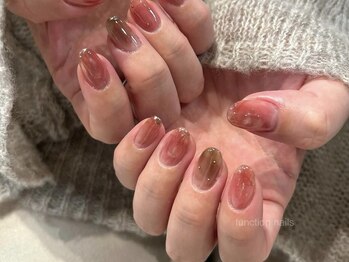 ファンクションネイルズ 表参道 原宿(FUNCTION NAILS)/ニュアンス/ちゅるんネイル