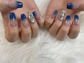 さわやかブルー×埋めつくし