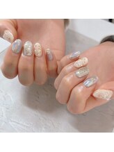 ブラン(blanc)/ホワイトクリスマスネイル