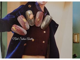 ニュアンス金箔Nail*-＊