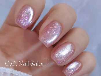 シーシーネイルサロン 池袋(C.C.Nail salon)/マグネット+オーパルネイル