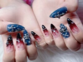 【スカルプ長さだしネイル】