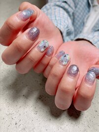 定額more blue flower