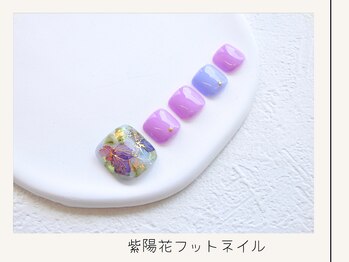 プレンティー 北千住西口店(plenty)/紫陽花フットネイル