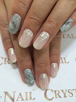 クリスタルネイル ゆめタウン博多店(CRYSTAL NAIL)/大理石ネイル