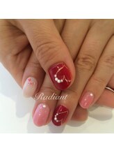 ラディアント 学芸大学(Radiant)/バレンタインネイル