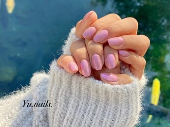 ユーネイルズ 恵比寿(Yu.NAILS.)/ワンカラーネイル/オーロラ春夏