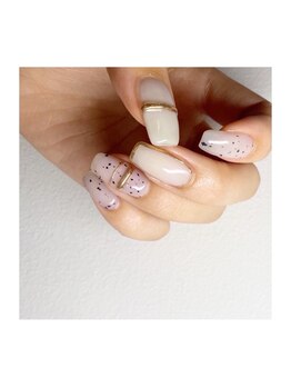 ビューティービースト フォー ネイルアンドアイラッシュ 松浜店(beauty:beast)/ダルメシアンネイル☆