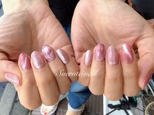 スエルテ ネイルサロン 北千住店/ハートマグネットネイル ¥7000