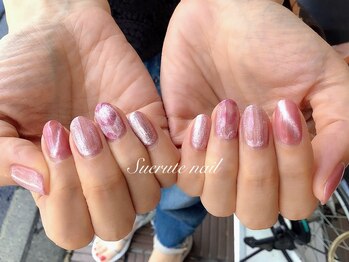 スエルテ ネイルサロン 北千住店/ハートマグネットネイル ¥7000