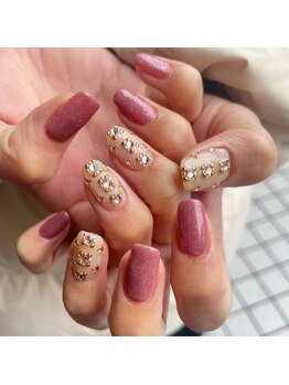 ガーデン ヘア&エステ&ネイル Garden/流行りのビジューネイル！