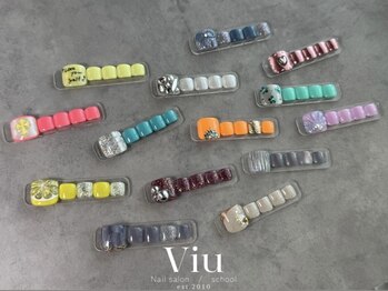 ビュウ(Viu)の写真/フットネイルで足元を華やかに♪お仕事や家事でネイルが出来ない方も◎口コミ高評価店で足元からトレンド☆