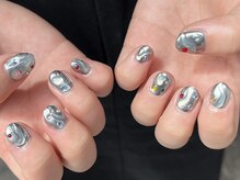 ア―ジュポシェフリル 天神西通り店(age poche Frill)/ミラーネイル