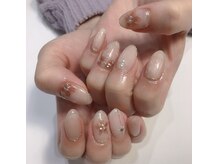 クリスタルネイルサロン(Crystal Nail)/ブライダルネイル　ミラーネイル