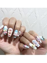アース 豊橋店(HAIR & MAKE EARTH)/ヴェネロペ風 お菓子ネイル
