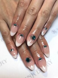 ～ホワイトグラデネイル～