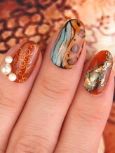 カラーズ 浜松店(colors)/レオパード×ゼブラのバイアート