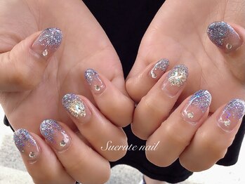 スエルテ ネイルサロン 北千住店/オーロララメグラデ ¥11000