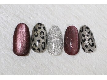 マグネット×豹柄