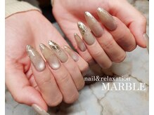 ネイルアンドリラクゼーション マーブル(MARBLE)/40種類定額デザイン￥6,150