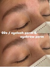 ヘアーウニール アイ(Hair Unir eye)/【60代前半】まつげ&眉毛パーマ