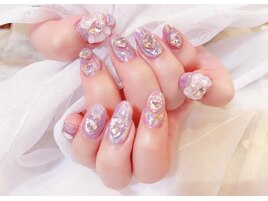 キラキラユニコーンハートアート