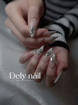 デリーネイル(Dely_nail)/ゴシック風シルバークロス