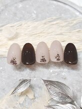 ネイルサロン アージュ(Nail Salon A jyu)/秋カラーシンプルネイル
