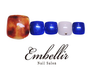 アンベリール 横浜店(Embellir)/(392)べっ甲フットネイル