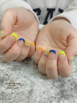 プライベート ネイルサロン マーマ(murmur)/カラフルネイル