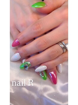 ネイルアール(nail R)/春カラーネイルです♪