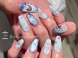 推し顔面ネイル